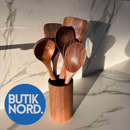 Ekorra™ PureKitchen | Hållbara köksredskap av massivt trä för plastfri matlagning